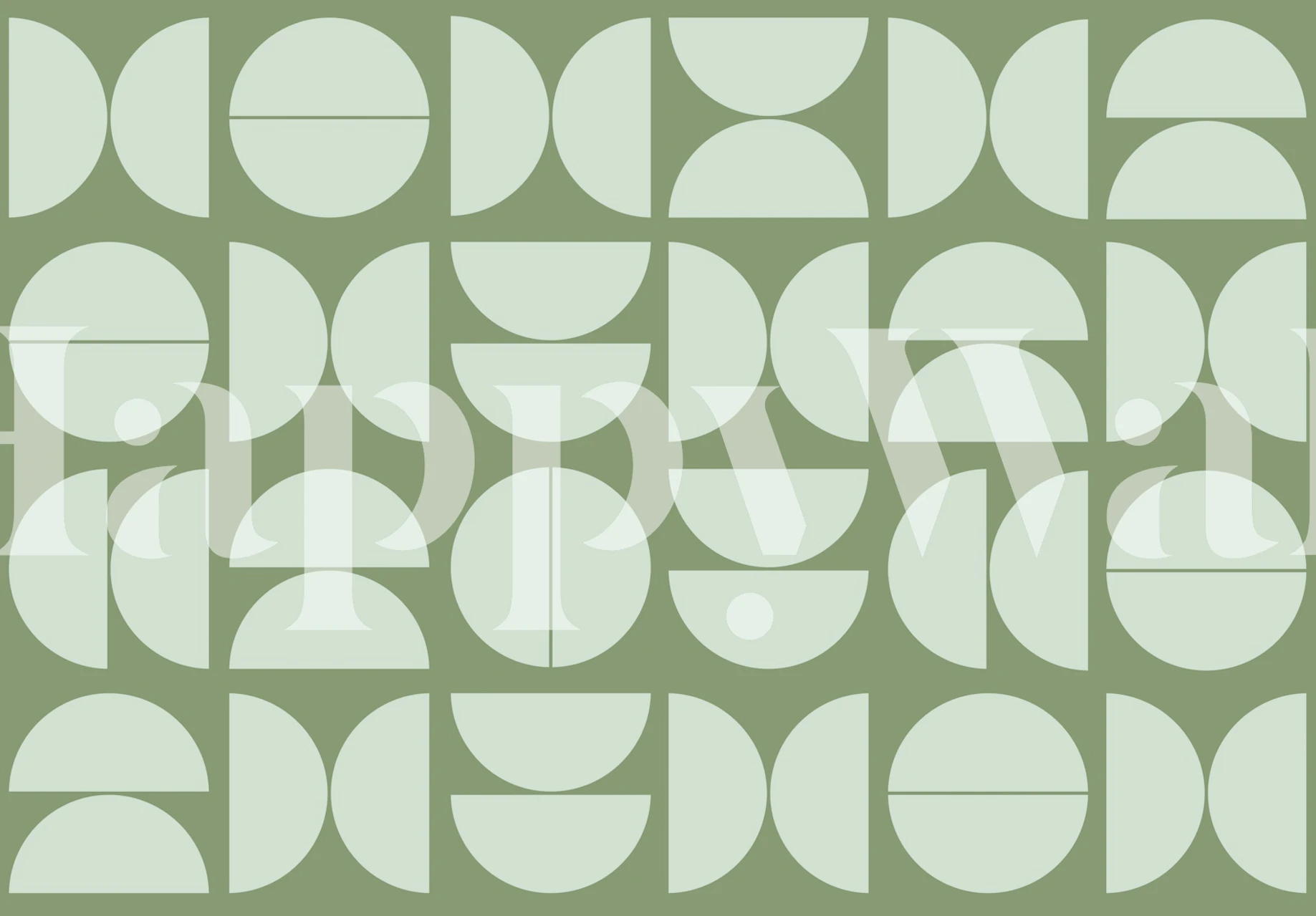 Fresh Mid-Century Modern wallpaper design