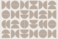 Tan Creme Mid-Century Modern Classic wallpaper