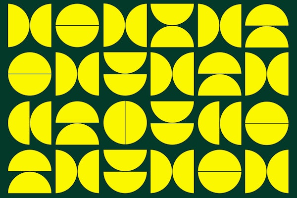 Modern Neon Mid-Century Contemporary Geometry