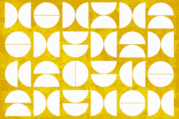 Modern Mid-Century Contemporary Geometry Art