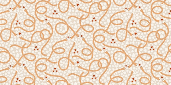 worms in love earthtones