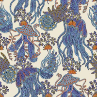 Jellyfish Luxurious Purple tapet