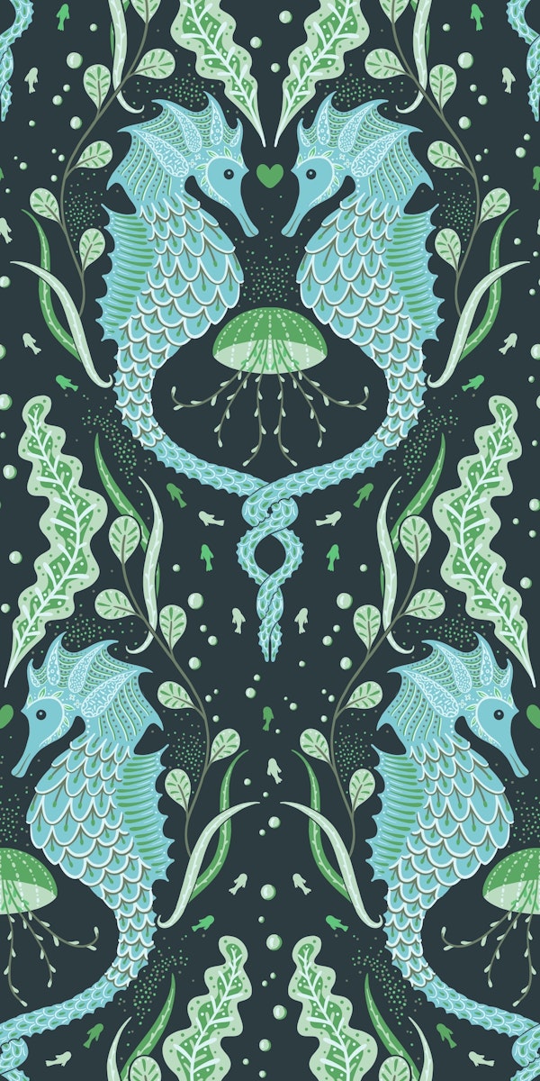 sea horse pantone mega matter