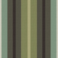 Burlap stripes in shades of green tapete