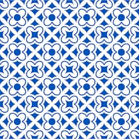 Cobalt blue white Mexican ornament ταπετσαρία