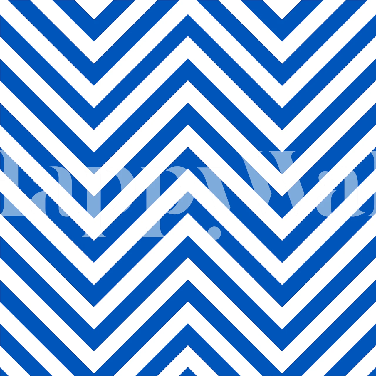 Blue and white chevron pattern wallpaper