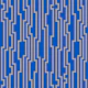 Zig zag stripes in tan blue