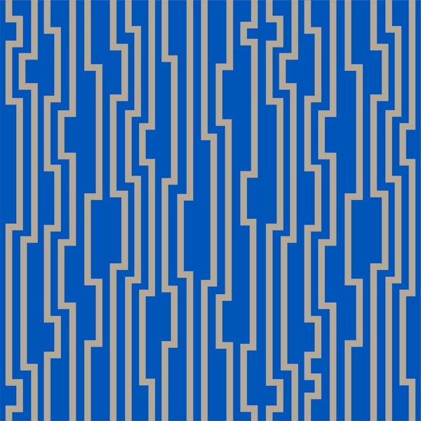 Zig zag stripes in tan blue