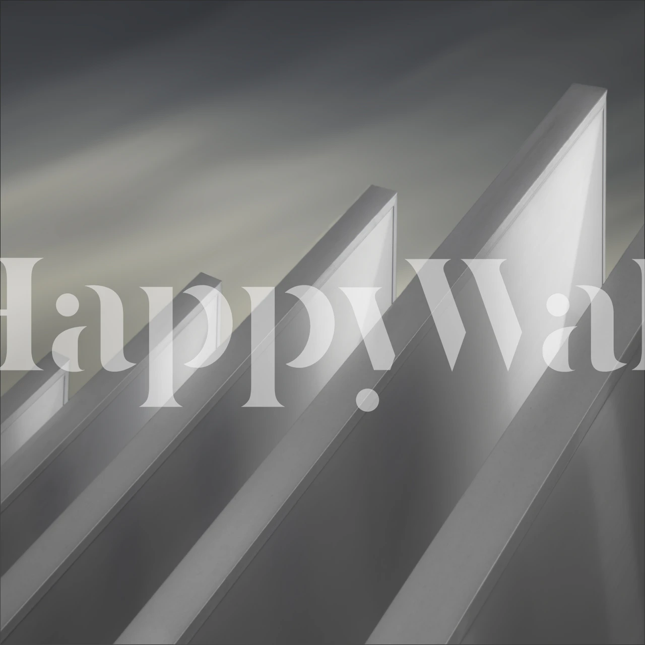 Geometric black and white pattern with angled shapes wallpaper