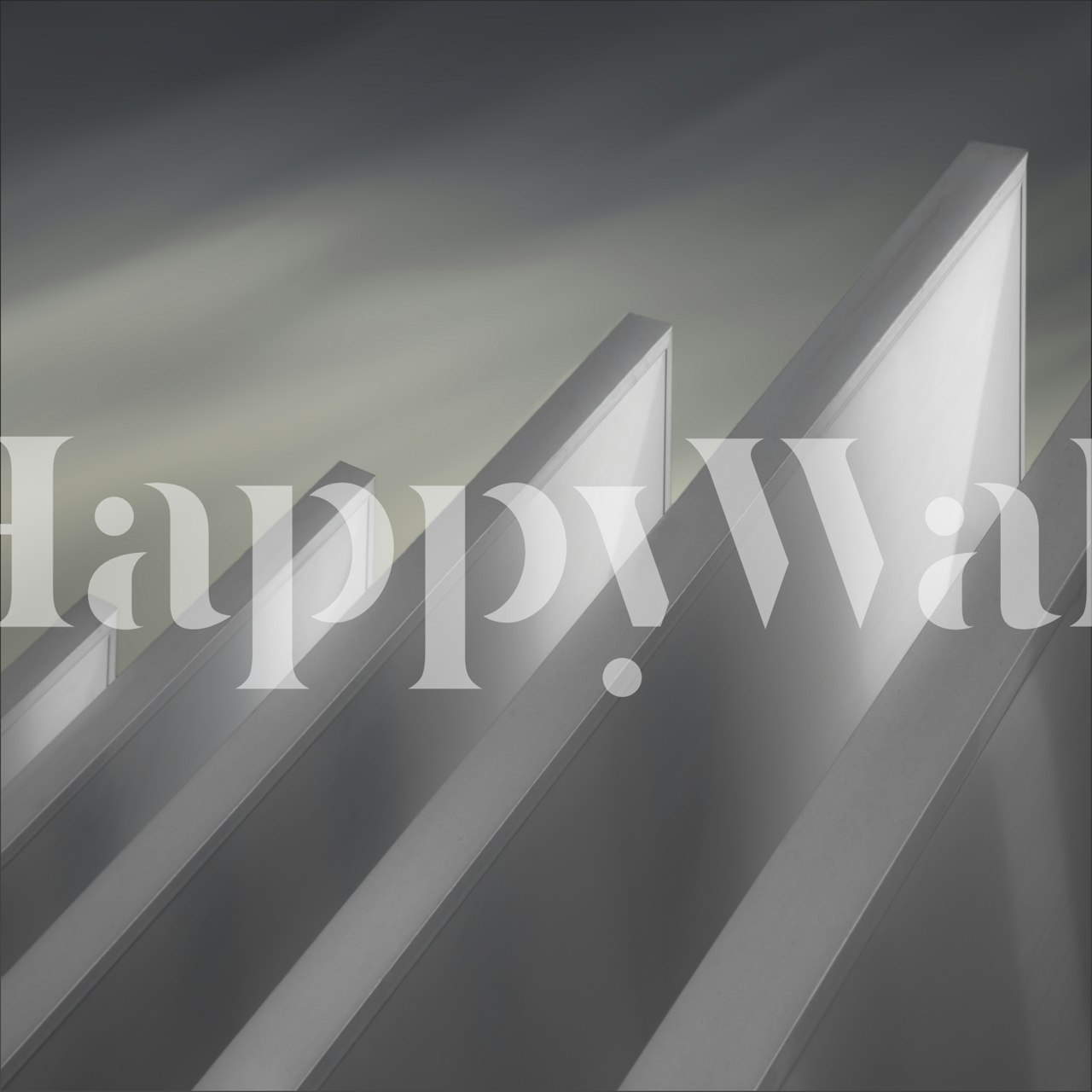 Dizajn tapete Winged walls u sobi