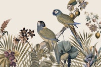 Jungle Vibes Parrots Island papiers peint