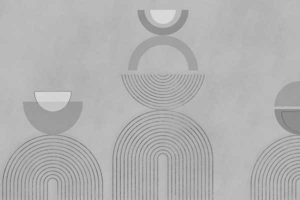 Bauhaus Mid Century Elegance Grey