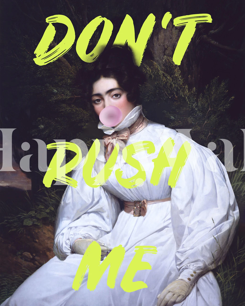 Carta da parati Sassy Lady mostrata in una stanza