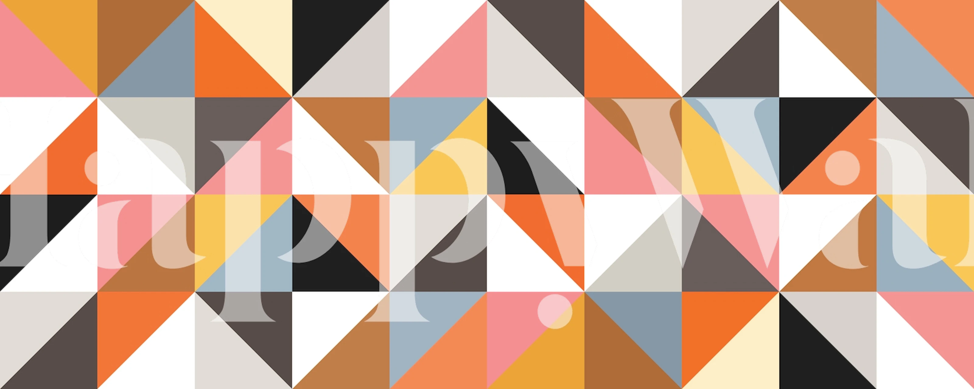 Papier peint mural de carrés géométriques colorés avec un mélange de nuances