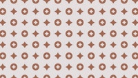 Mid-Century Starburst Pattern wallpaper