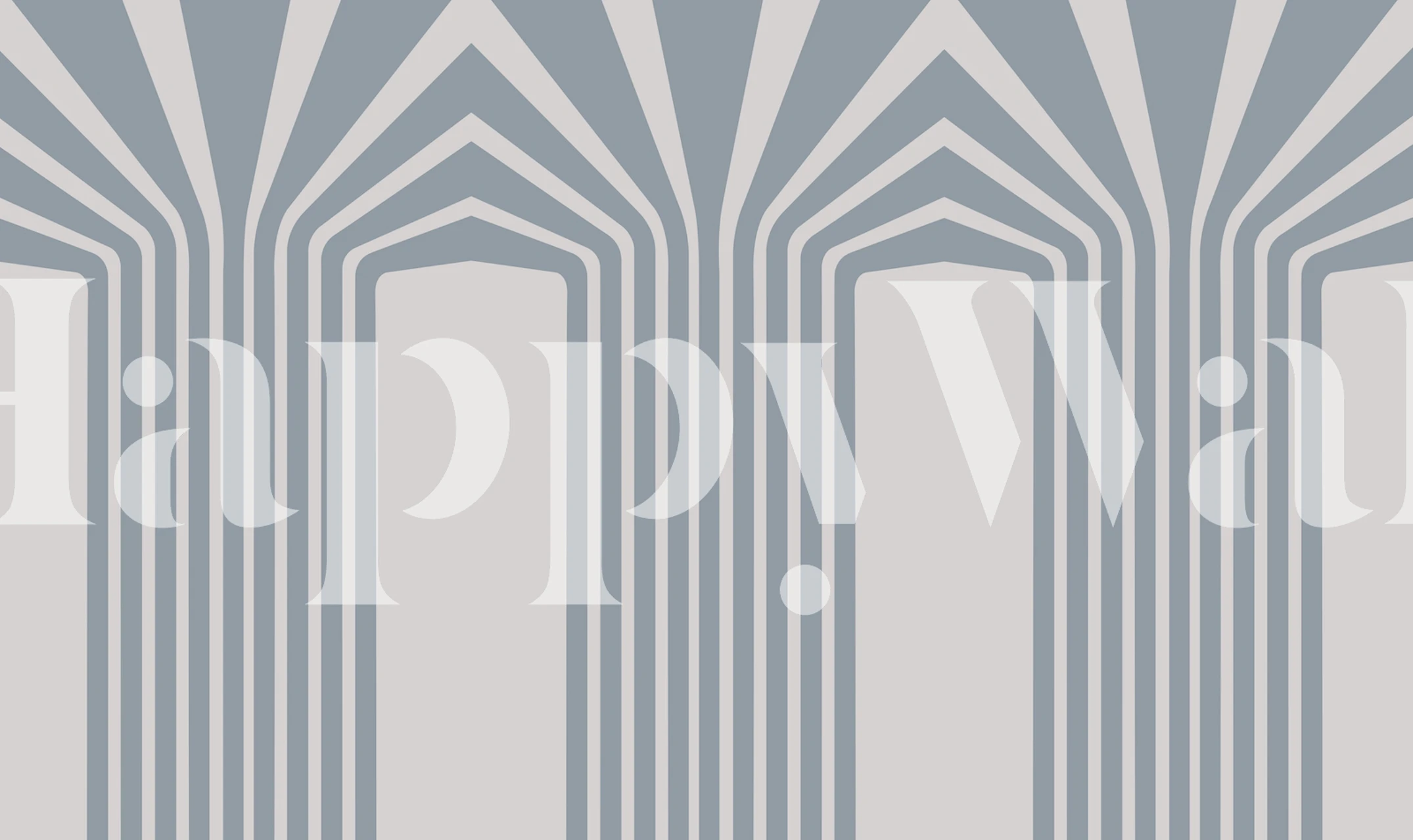 Luxury Arch Stripes wallpaper in a room