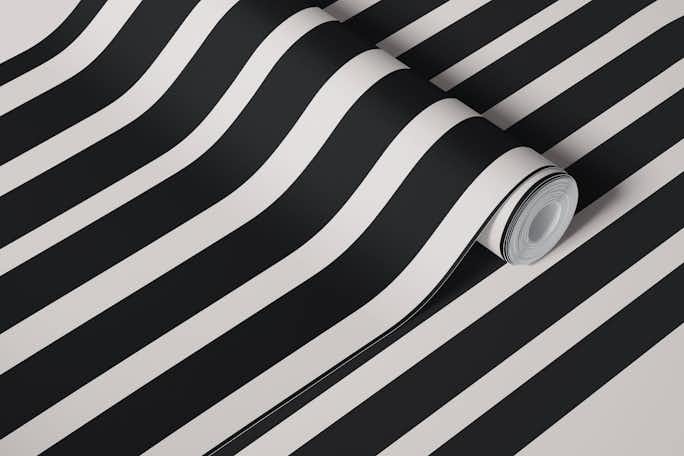 Black Luxury Arch Stripeswallpaper roll