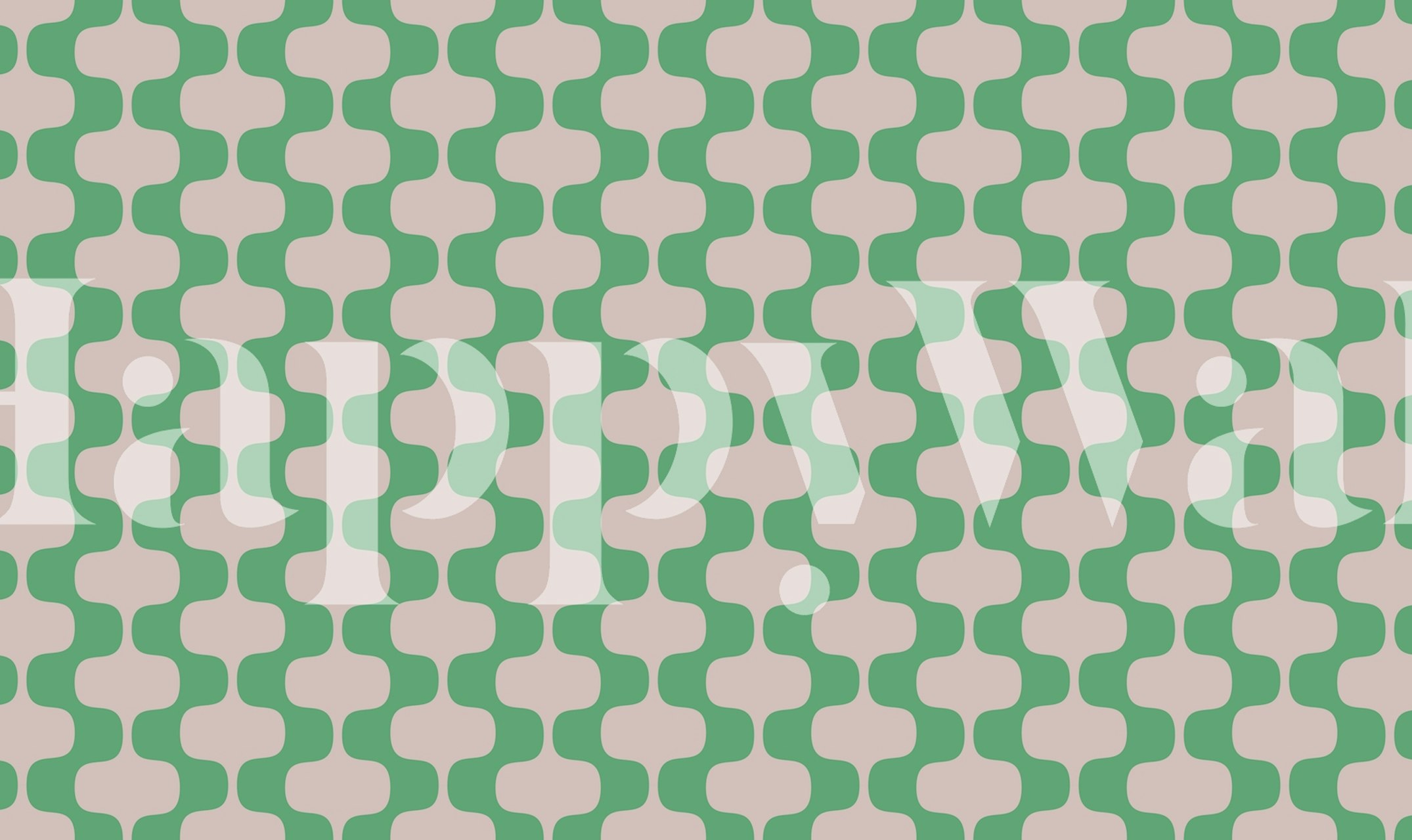 Ταπετσαρία Bold Luxury Wave Stripes σε πράσινο και ροζ, τέλεια για να προσθέσετε κομψότητα και στυλ σε οποιοδήποτε δωμάτιο.