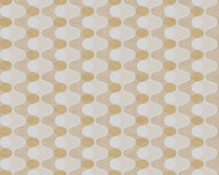 Bold Luxury Wavy Stripes Muted Neutral carta da parati