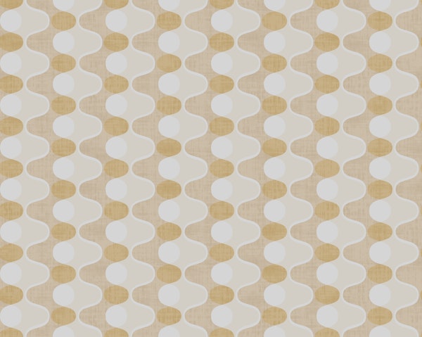 Bold Luxury Wavy Stripes Muted Neutral