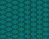 Bold Luxury Wavy Stripes Teal tapete