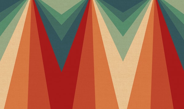 Bold Bright Vintage Stripes