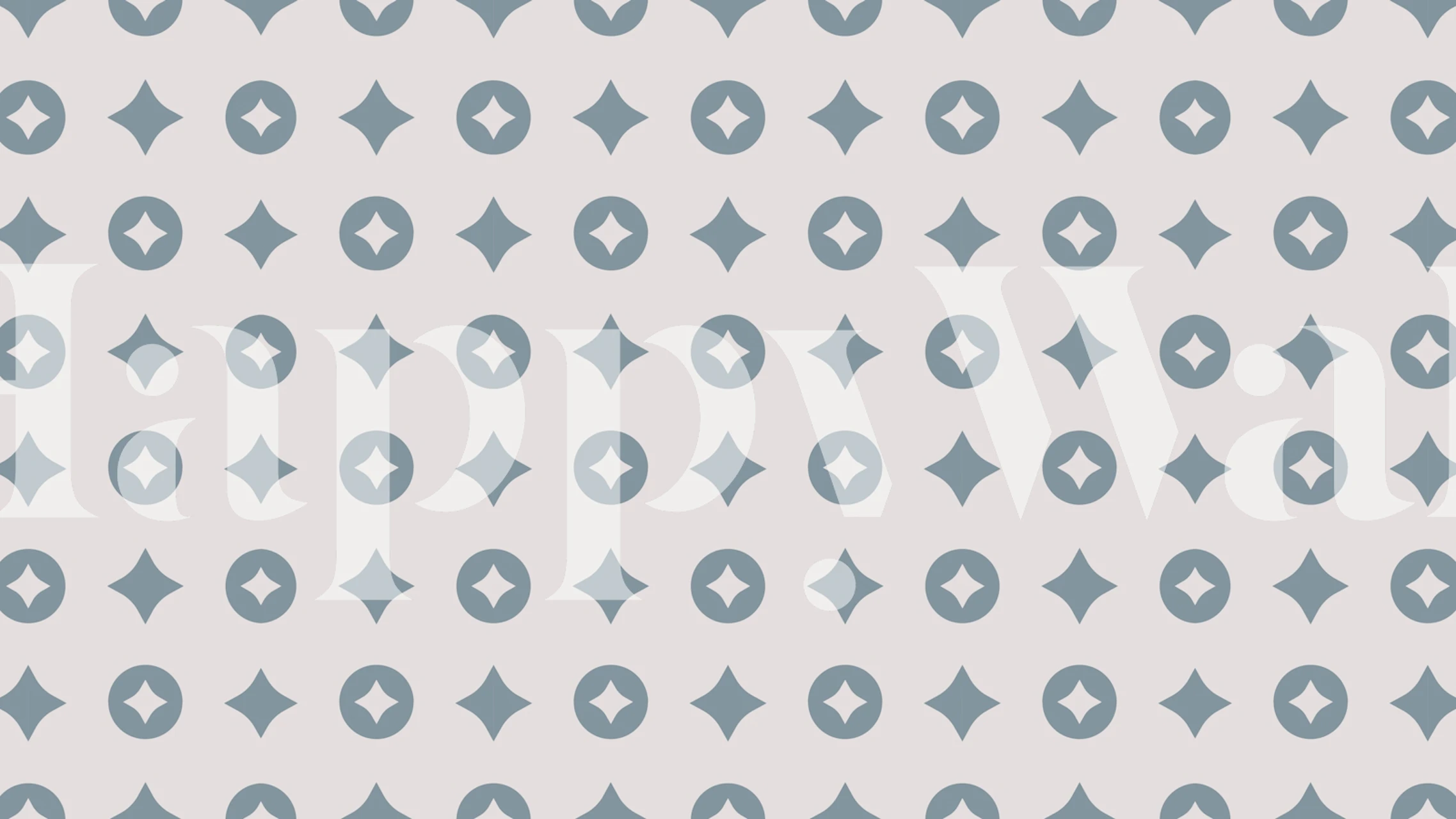 Luxury Mid-Century Starburst Pattern Tapete