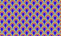 Bold Bright Striped Rainbows wallpaper