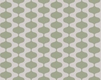 Retro Sage Wave Stripes tapete