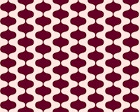 Bold Wavy Retro Stripes tapete