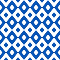 White Blue Rhombus Pattern ταπετσαρία
