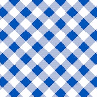 White azure blue gingham tapet