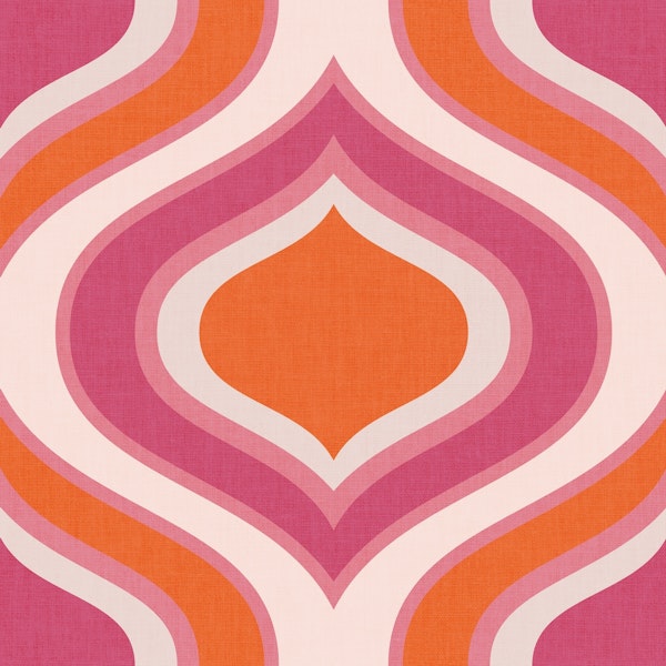 vintage ornament pink