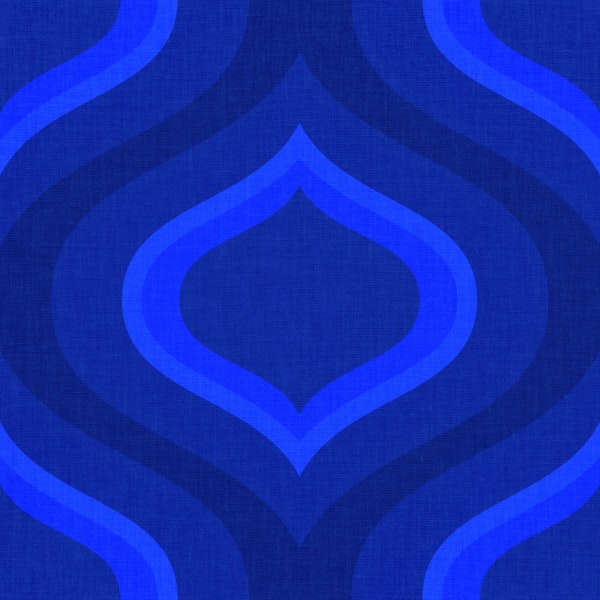 vintage ornament blue