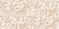 Flower Power Abstract Floral in honey peach behang