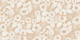 Flower Power Abstract Floral in honey peach
