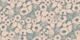 Flower Power Abstract Floral in mineral blue