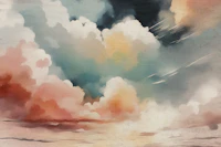 Airy Clouds tapet