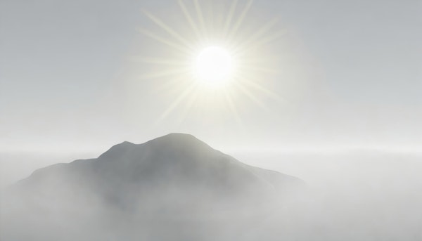 Sun over summits