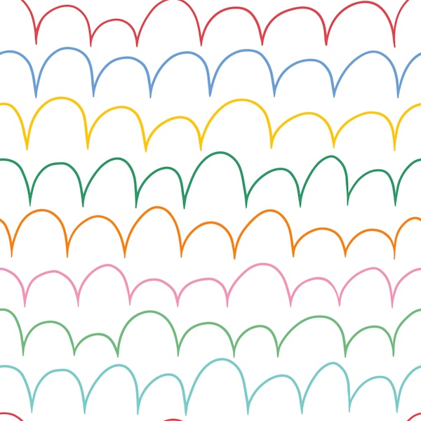 colourful playful stripes