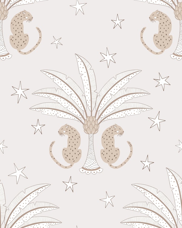 Night time leopard - beige