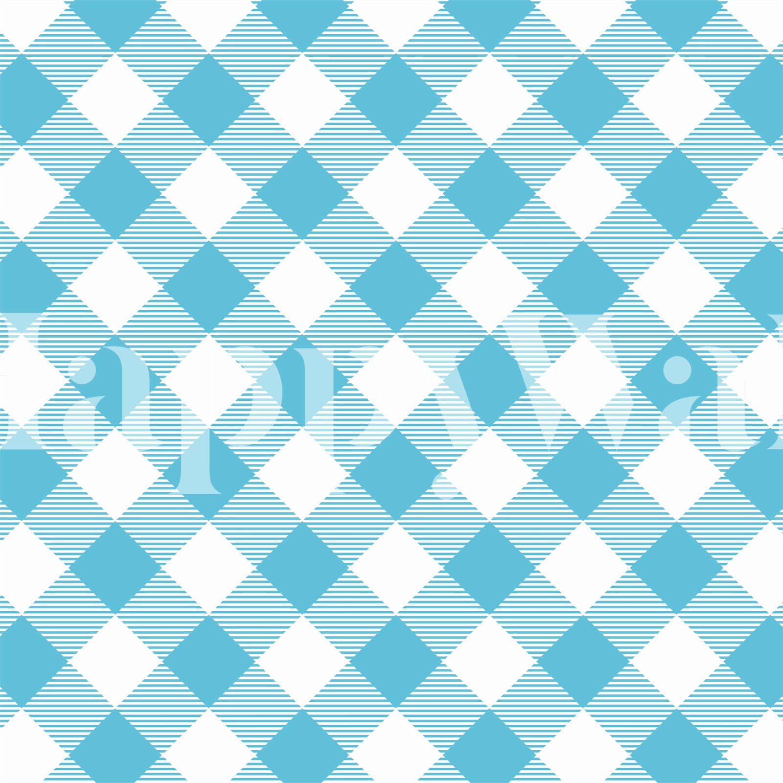 Gitenge Patterns Blue Sky Blue Gingham Pattern Wallpaper