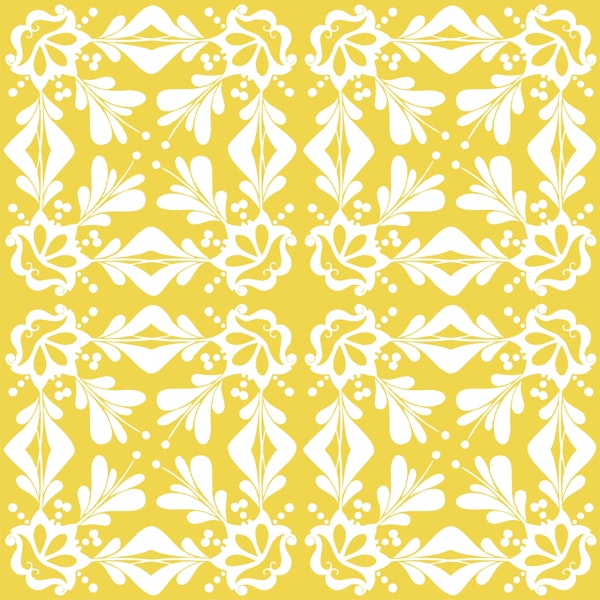 Saffron Yellow Mexican Tiles