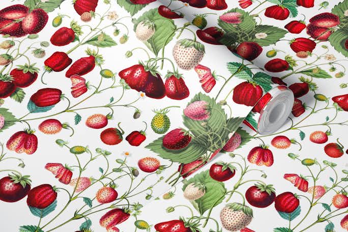 Strawberry Lovewallpaper roll