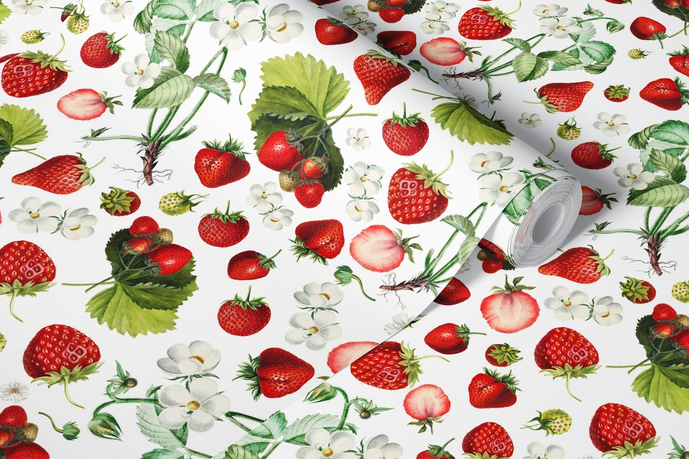 Strawberry Love 1 wallpaper roll