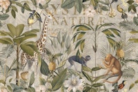 Nostalgic Jungle Wild Animal Paradise ταπετσαρία