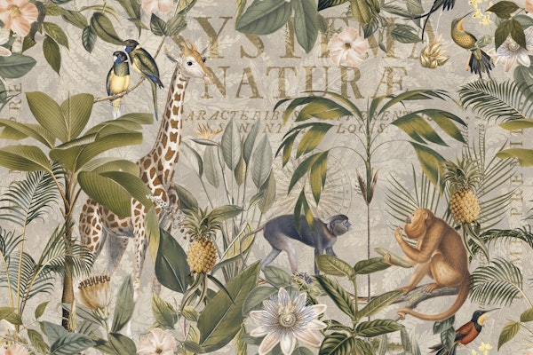Nostalgic Jungle Wild Animal Paradise