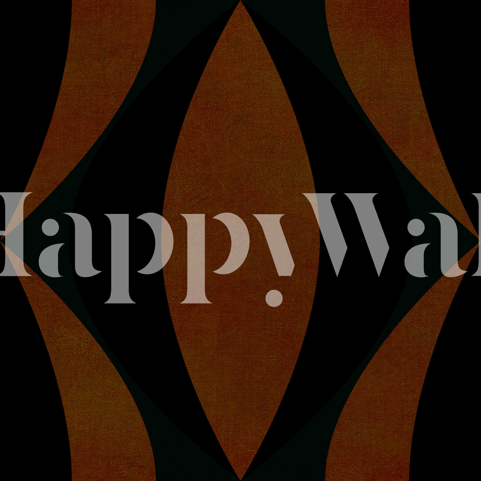 art deco ornament dark wallpaper Happywall