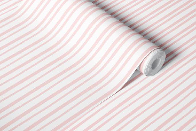 Rose cutout stripeswallpaper roll