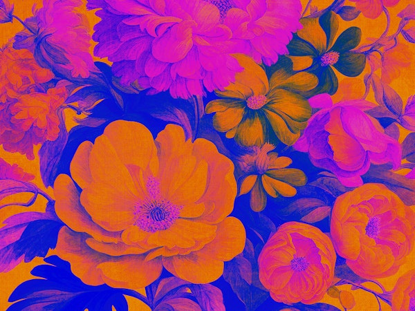 Retro Baroque Floral